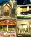 Motion Sensor LED A19 Bulbs With Dusk To Dawn, Soft White 3000K, 800 Lumens, 8.8W, 60W Equivalent, Indoor Outdoor No Brainer Lighting For Porch, Garage, Hallway, 2 Pack front door, garage, yard, porch