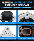 Car Alternator For Honda Odyssey 2014 2015 2016 2017 V6 3.5L Direct Fit OE Replacement, showing pulley, housing, and connectors