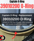 Replacement O Ring For Pentair CCP 320 420 520 Clean And Clear Plus Filters And FNS Plus DE Filters Fits FNSP24 36 48 60 Vertical Grid Filters And Quad Pool And Spa DE Units For Quick Easy Install O 497 Compatible black O-ring on pool filter tank