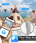 Outdoor PTZ IP Security Cam With 4x Optical Zoom Starlight Night Vision 1080p HD Wireless WiFi Video Surveillance with Two Way Audio