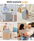 Under Desk Foot And Leg Warmer Space Heater Portable Quiet Personal Heater for Home Office Indoor Use shown in various scenarios