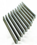 10 Piece Diamond Knife Sharpening Stone Kit With Aluminum Blank Plates For Pro RX008 Knife Sharpener arranged in a row