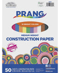 Construction Paper Set 50 Sheets 12 By 18 Inches 10 Assorted Colors For School Projects And Arts And Crafts Medium Weight