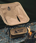 Tigerblade Camping Chair Lightweight Folding Backpacking Chair For Hiking Ultralight Portable with firepit in camping setting