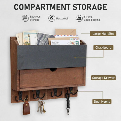 Efficient Mail Sorting Organizer For Office And School Keeps Your Desk Tidy And Mess Free With Durable Multi Compartment Design