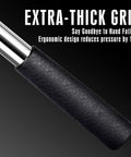 Telescopic Golf Ball Retriever With Long Reach From Nine Feet To Sixteen Point Three Feet Reinforced Stainless Shaft Non Slip Grip