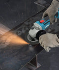 Cordless 20V Angle Grinder That Packs a Punch With 8500 RPM Brushless Motor, 5-Inch 125mm Cutting And Grinding Kit, sparks on metal