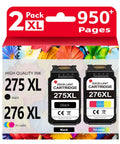 275XL Black and 276XL Tri Color Ink Cartridges 2 Pack for TR4700 TR4720 TS3522 TS3700 TS3720 TS3722 TS3500 printers visible in packaging