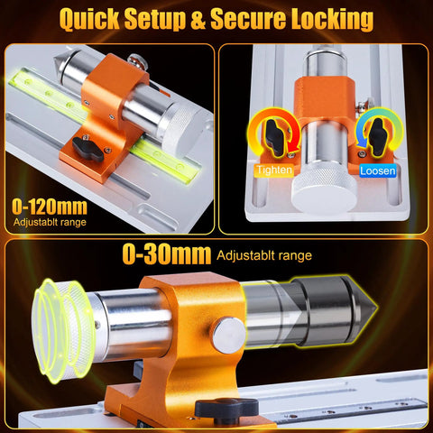 4th Axis Rotary Module For Masuter 3S Xe Ultra Xe Pro CNC Router With Nema23 Closed Loop Stepper And Ten To One Reduction Gearbox