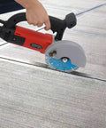 Professional 3000W Corded Circular Saw With Pure Copper Motor And 7000 RPM Water Cooled Wet Dry Cutting Machine cutting through concrete