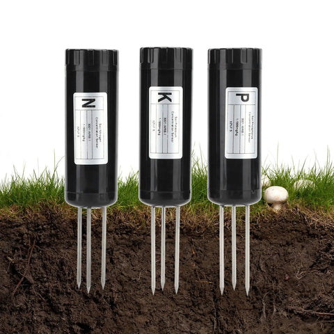 Digital NPK Meter Soil Tester with Simple Readout for Nitrogen Phosphorus and Potassium in Soil, 3 sensors in soil.