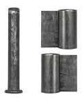 Six Pack Heavy Duty Weld On Door Hinges with 360 Degree Rotation, 3 3/8 x 1 9/16 Inches, 11/64 Inch Thick Steel Butt Hinges detail
