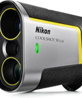 CoolShot 50i GII Golf Laser Rangefinder With Rainproof 6X Monocular Optics, Dual Locked On Quake Flagstick Detection, Continuous Scan, Magnetic Mount, Slope Adjusted Distances And Actual Distance Modes, black and silver
