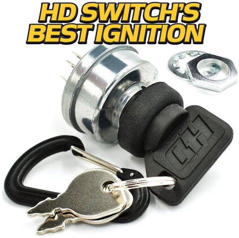 Boss Grade Dual Protection Ignition Key Switch Upgrade For Swisher 3623 Replacements with 3 keys and dust shield