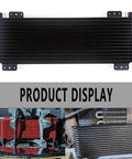 40k Transmission Oil Cooler Kit For Big Rigs And Trailers With Low Pressure Drop And Easy Mounting Hardware Black Finish