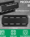 Welding Rod Storage Rack Kit With Four Slot TIG Filler Rod Holder and Four 40 Inch Tungsten Electrode Storage Tubes dimensions