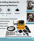 HayWHNKN portable precision boring machine for engineering machinery, 110V, 45–180mm bore, 150cm bar