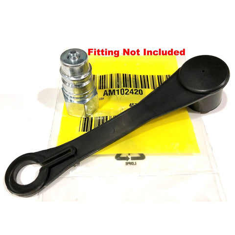 Heavy Duty Hydraulic Quick Disconnect Female Dust Caps 4 Pack For AM102420 Fitting On Front Loaders And John Deere Implements