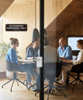 Two Pack Authorized Personnel Only Sign Self Adhesive Aluminum Wall Door Sign 9 X 3 Inches Black White Rustproof Heavy Duty Metal Sticker for Office Shop Gym Lab on glass office door