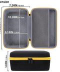 Open view of Hard Travel Case Replacement For Work Sharp Knife and Tool Sharpener Ken Onion Edition MK1 MK2 with mesh pocket