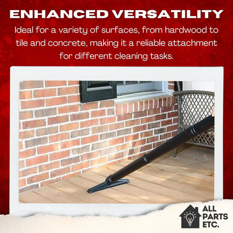 2.5 Inch Shop Vac Attachment Kit With Extension Wands Floor Brush Dust Brush Crevice Tool Utility Nozzle And Hose in use on deck