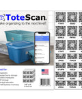 Smart QR Label Set for Go-To Organization Moving and Storage 45 Unique 2.5 by 3 Inch Paper Labels Peel and Stick Perfect for Cardboard Boxes and Tote Bins Scan to Track Your Stuff Fast packaging
