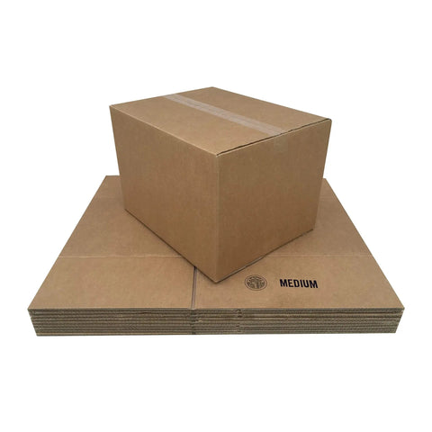 Heavy Duty Corrugated Moving Boxes For No Drama Packing Medium 18X14X12 Inches Brown Cardboard Cartons With Self Sealing Flaps In A Straight Up Reliable 10 Pack Set Built To Handle Any Home Move Or Office Reorg You Gotta Get Done Today