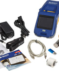 Badass Rugged Industrial Mobile Label Printer With Slick Bluetooth Setup For Grab And Go Wire Cable Tagging Or Heavy Duty Shop Work That Runs Flawless Every Single Time and accessories including cables and manuals.