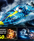 High Speed 16 Inch RC Boat For Adults And Kids Fast Remote Control Boat Reaching Over 40 Kilometers Per Hour with graphics