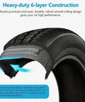 Cross-section view of Two Pack 4.80-8 Trailer Tires 6PR Load Range C Beefy Heavy Duty For Boat And Utility Trailers, Rims Not Included