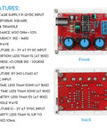 XR2206 Precise Function Signal Generator Module Pro Grade DIY Kit with sine, square, triangle outputs, front and back view