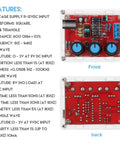 Front and back view of XR2206 Function Signal Generator Module For DIY Projects showing controls and transparent case features.