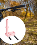 Bike Multitool Repair Tool Set With Pink Strap Lightweight Portable All In One Maintenance Kit forest background