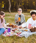 Group enjoying a picnic with a 20 Ounce Stainless Steel Tumbler With Secure Lid Pink Insulated Coffee Cup.
