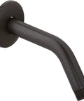 6 Inch Solid Stainless Steel Shower Arm And Flange, Wall Mount Replacement For High Pressure And Handheld Showerheads, Standard 1/2 Inch Connection, Easy Install, Oil Rubbed Bronze Finish