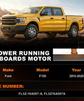 Driver Side Power Running Board Motor And Bracket Assembly Fits Ford F150 2015 To 2020 with visible gray running board.