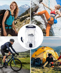 All Day Hydration Bladder for Hiking and Outdoors 1.5L to 2L Large Opening Water Reservoir alongside outdoor activities