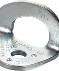 Heavy Duty Zinc Plated Bolt Hangers For Permanent Anchors 10Mm Fits Three Eighths Inch Rock Climbing Hardware, shiny mountaineering clip.