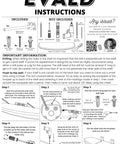 Hidden Eight Inch Floating Shelf Brackets installation instructions with tools needed and step-by-step guide.