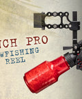 Bowfishing Winch Pro Reel With One Hand Operation, Fighting Wheel Brake, Ceramic String Guide, Aluminum Frame Right Hand Model
