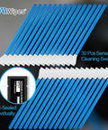 AAWipes Sensor Cleaning Swabs for APS-C cameras, blue handles, 30 pcs, vacuum-sealed individually.