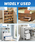 Beefy Full Extension Drawer Slides Set used in kitchen cabinets, bedroom wardrobes, home office desks, bathroom vanities