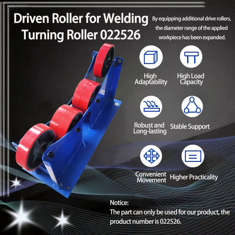 Smooth Sailing Welding Roller Frame With Driven Polyurethane Wheels For Oil Tank Positioner Adjustable Linkage Stands That Dial Right In For Quick Setup And Heavy Duty Work