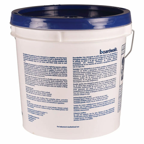 Low Suds Industrial Powder Laundry Detergent With Fresh Lemon Scent For Commercial Washers, Economical 40 Lb Pail