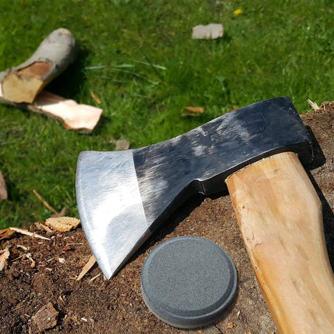 Axe File Sharpener Set Pro Grade With 120 And 240 Grit Whetstone And 7 Inch Rectangular Axe File For Hatchets And Axes Sharpen Dull Blunt Edges Quick And Easy