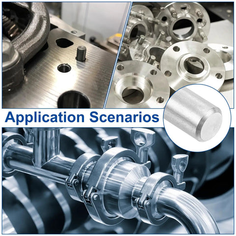 Product application scenarios for 360 Piece Dowel Pins Set 22 Sizes Stainless Steel 304 Assortment Kit For Shelves And Furniture Fasteners Pro Grade Built To Last Easy Install Corrosion Resistant Hardware Essentials in machinery and flanges