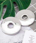 Top Shelf 2 Pack Large Shower Arm Flange Wall Cover With Solid 315 Inch Width Snugs Over Standard Half Inch Pipes Perfectly, shiny metal shower flange covers.