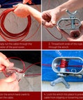 Steps to install Cover Cable And Winch Kit For Round Oval And Rectangular Above Ground Pools 100 Ft Wire With Heavy Duty Ratchet System