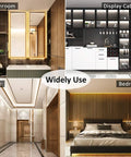 Tunable White COB LED Strip Light 2700K To 6500K 16.4 Ft 24V Dimmable UL Listed Dotless Tape shown in bathroom, cabinet, aisle, bedroom