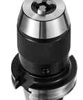 Battle Ready Cnc Cat40 Collet Set With Er32 And Er16 Tooling Kit, detailed view of CAT40 drill chuck with textured grip.